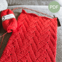 Illusie sjaal PDF Patroon